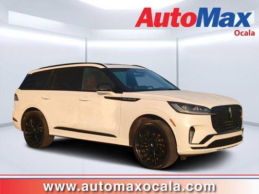 PRISTINE WHITE MET 3C 2025 Lincoln Aviator Reserve AWD