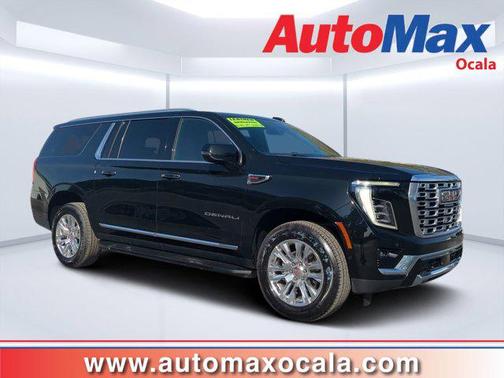 Onyx Black 2025 GMC Yukon XL Denali
