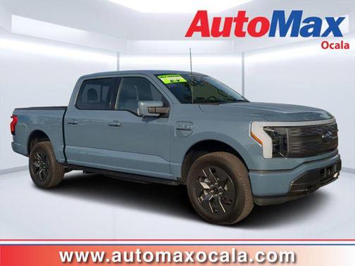 AZURE GRAY METALLIC TRICOAT 2023 Ford F-150 Lightning LARIAT