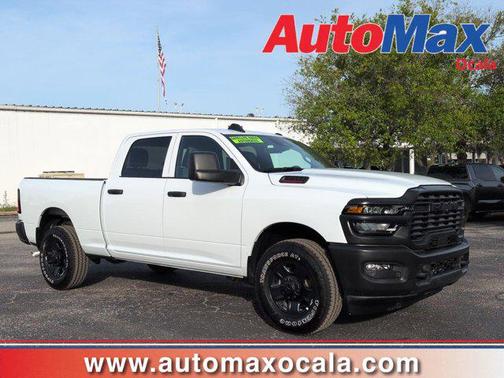 Bright White Clearcoat 2025 RAM 3500 Tradesman Crew Cab 4x2 6'4' Box