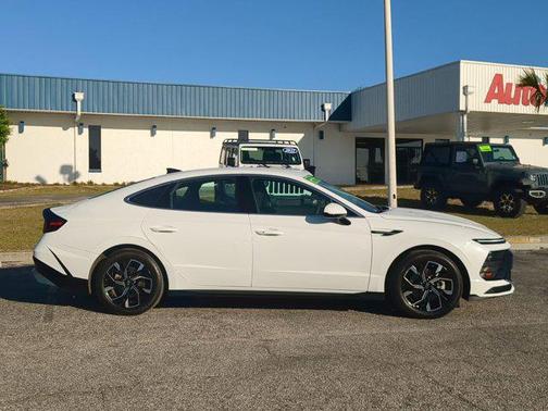 Serenity White 2024 Hyundai SONATA SEL