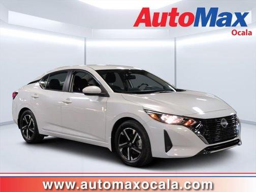 Aspen White 2025 Nissan Sentra SV