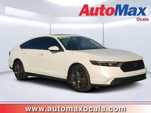 Platinum White Pearl 2023 Honda Accord EX