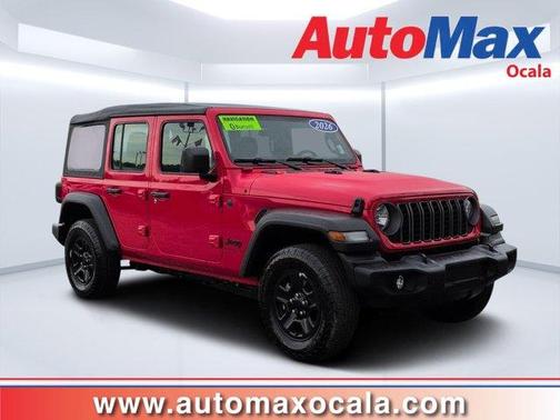 Firecracker Red Clearcoat 2026 Jeep Wrangler Sport