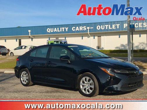 Midnight Black Metallic 2025 Toyota Corolla LE