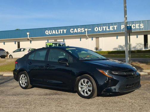 Midnight Black Metallic 2025 Toyota Corolla LE