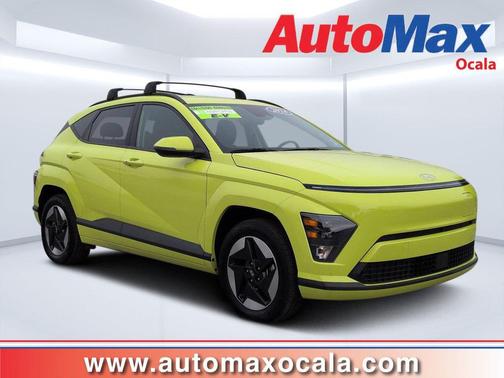 Yellow 2024 Hyundai KONA EV SEL