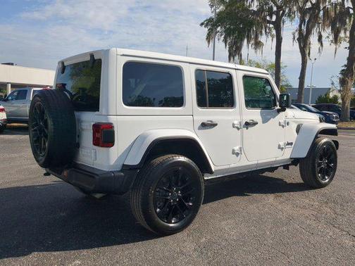 Bright White Clearcoat 2025 Jeep Wrangler 4xe Sahara