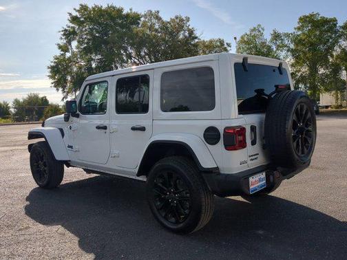 Bright White Clearcoat 2025 Jeep Wrangler 4xe Sahara