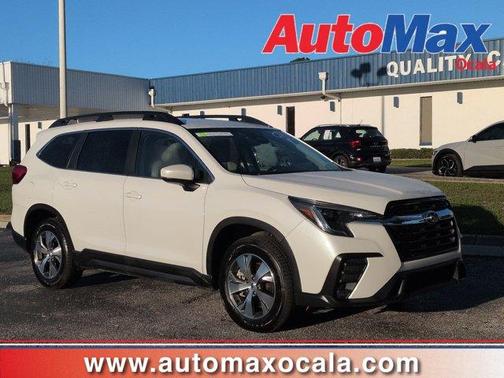 Crystal White Pearl 2025 Subaru Ascent Premium