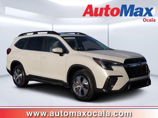 Crystal White Pearl 2025 Subaru Ascent Premium