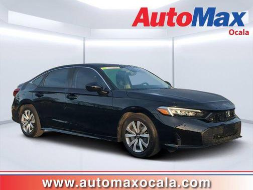 Crystal Black Pearl 2026 Honda Civic LX