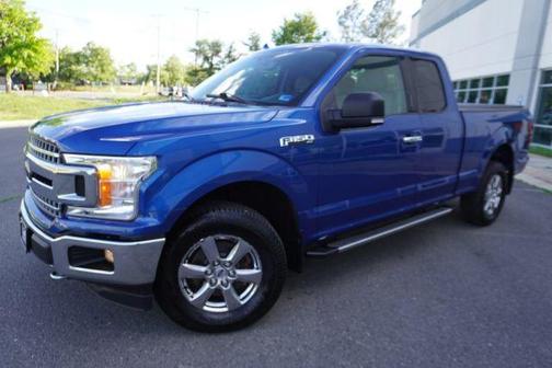 Blue 2018 Ford F-150 XLT