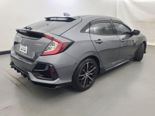 Modern Steel Metallic 2021 Honda Civic Sport