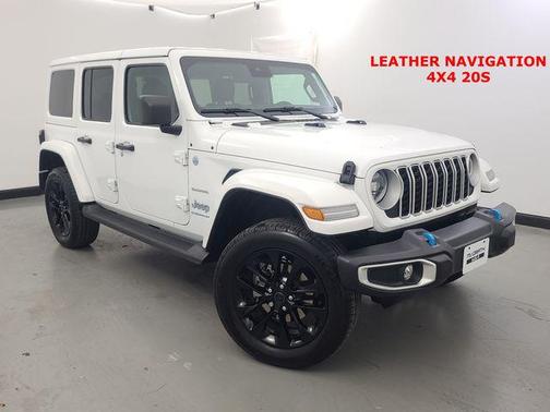 Bright White Clearcoat 2024 Jeep Wrangler 4xe Sahara