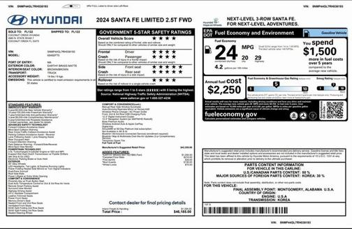 2024 Hyundai SANTA FE Limited