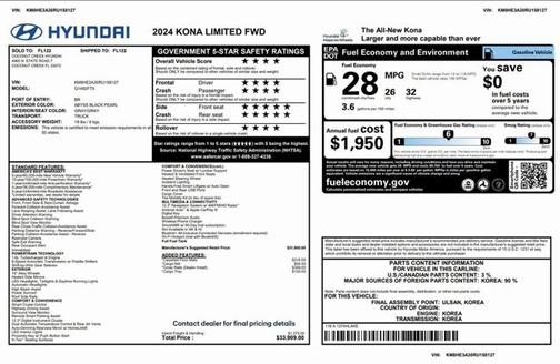2024 Hyundai KONA Limited