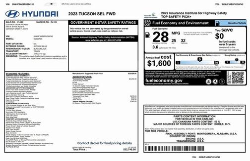2023 Hyundai TUCSON SEL