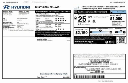 2024 Hyundai TUCSON SEL