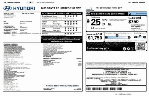 2023 Hyundai SANTA FE Limited