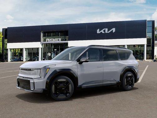 Wolf Gray/Ebony Black Roof 2026 Kia EV9 GT-Line