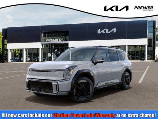 Wolf Gray/Ebony Black Roof 2026 Kia EV9 GT-Line