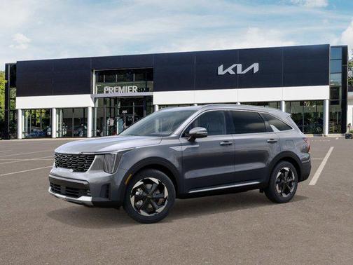 Steel Gray 2026 Kia Sorento Hybrid EX