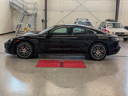 Black 2023 Porsche Taycan 4S