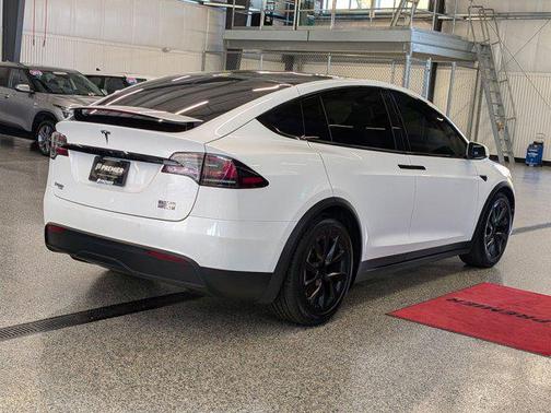 Pearl White Multi-Coat 2022 Tesla Model X Plaid Tri Motor All-Wheel Drive