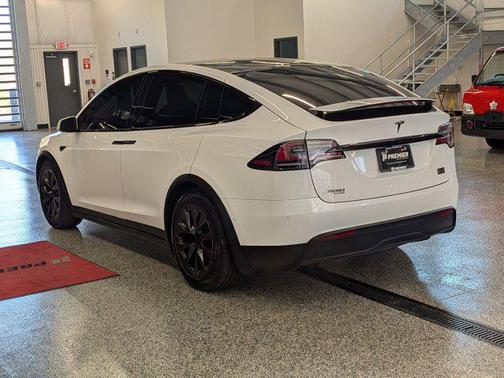 Pearl White Multi-Coat 2022 Tesla Model X Plaid Tri Motor All-Wheel Drive