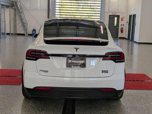 Pearl White Multi-Coat 2022 Tesla Model X Plaid Tri Motor All-Wheel Drive
