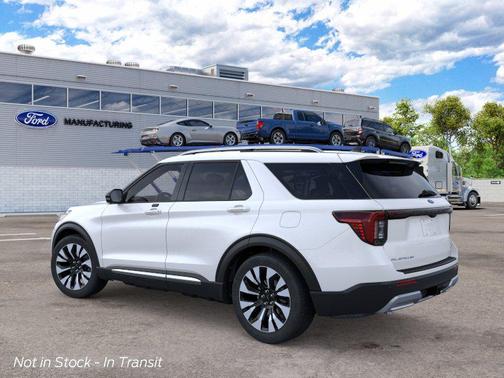 White 2026 Ford Explorer Platinum