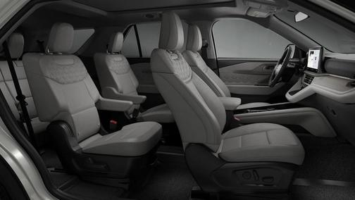 White 2026 Ford Explorer Platinum