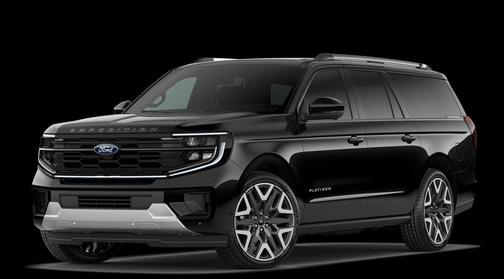 Agate Black Metallic 2026 Ford Expedition Max Platinum SUV