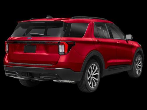Rapid Red Metallic Tinted Clearcoat 2026 Ford Explorer ST-Line