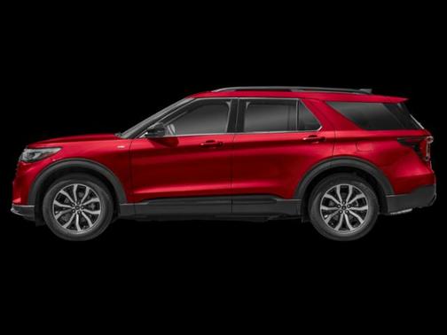 Rapid Red Metallic Tinted Clearcoat 2026 Ford Explorer ST-Line