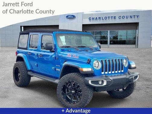 Hydro Blue Pearl 2023 Jeep Wrangler Sahara