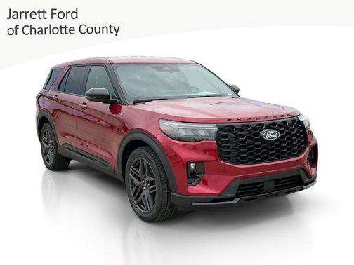Ruby Red Metallic Tinted Clearcoat 2027 Ford Explorer ST-Line