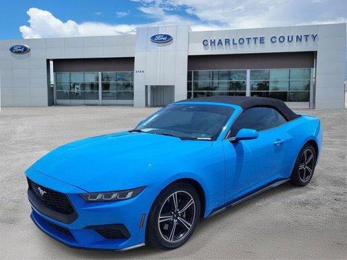 Grabber Blue 2024 Ford Mustang EcoBoost Premium