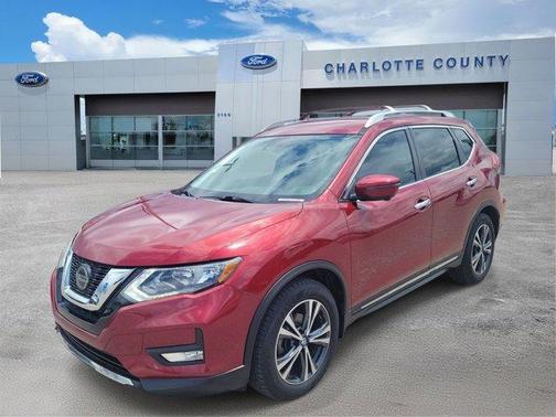 Scarlet Ember 2018 Nissan Rogue SL