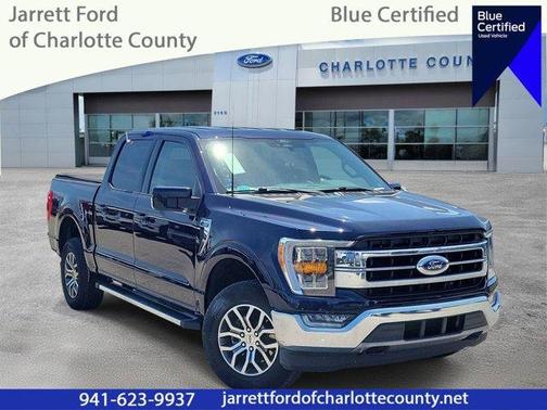 Antimatter Blue Metallic 2022 Ford F-150 Lariat