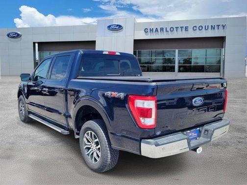Antimatter Blue Metallic 2022 Ford F-150 Lariat