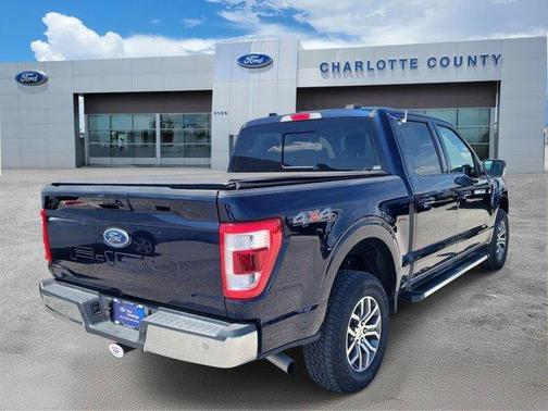 Antimatter Blue Metallic 2022 Ford F-150 Lariat