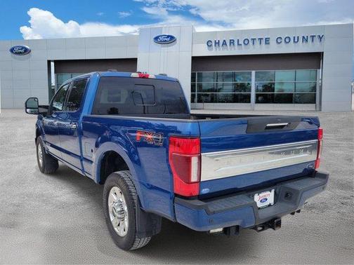 Blue Metallic 2022 Ford F-350 Platinum