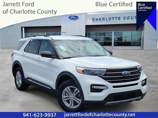 Oxford White 2021 Ford Explorer XLT