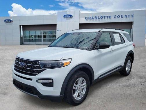 Oxford White 2021 Ford Explorer XLT