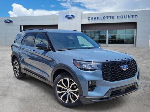 Vapor Blue Metallic 2026 Ford Explorer ST-Line