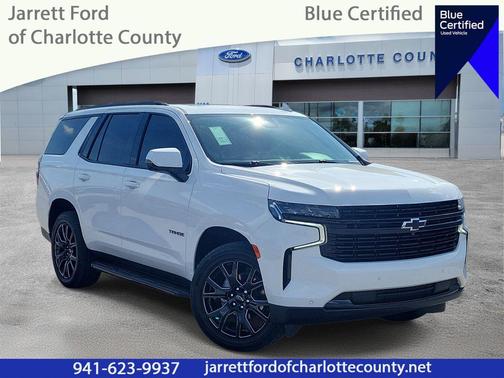 Summit White 2023 Chevrolet Tahoe RST