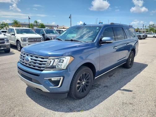 Blue Metallic 2019 Ford Expedition Max Limited