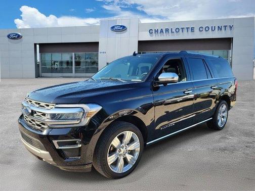 Agate Black Metallic 2024 Ford Expedition Max Platinum